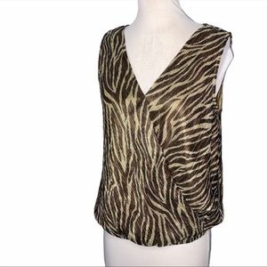 Anthropologie Eri + Ali Shimmer Top large